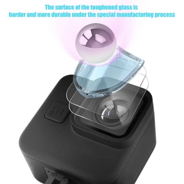 Screen Protector for Go Pro Hero 12 11 10 9 Black HD Tempered Glass Lens Camera Protective Film for GoPro Hero 11 10 9 Hero12