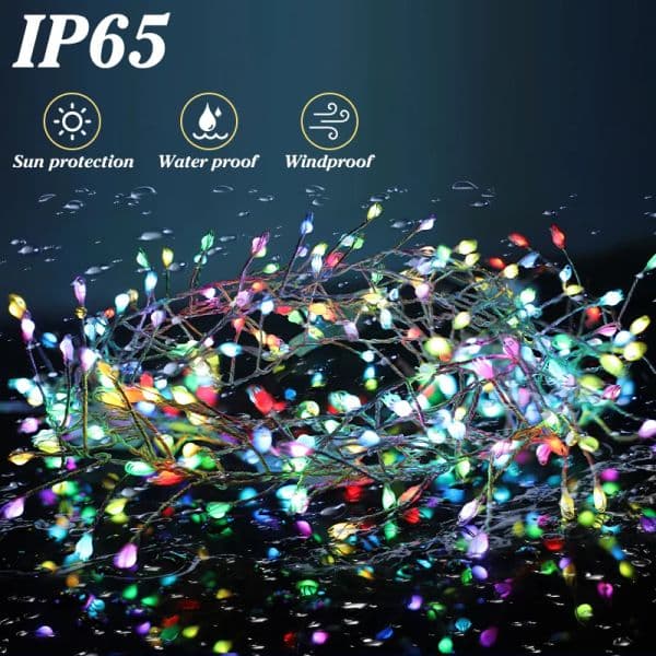 RGBIC 2025 Firecracker String Lights new Copper Wire LED Lamp Chinese New Year Decor Waterproof DIY App Control Fairy Light Wedding Party