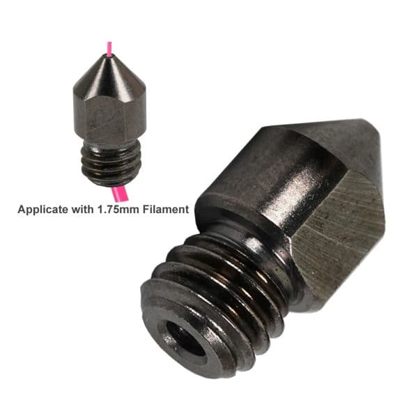 1.75mm MK8 3D Printer Hardened Steel Nozzle Extruder Printing Head For Anet A8 A8+ Ender 3 3S Pro V2 CR10 3D Printer Parts