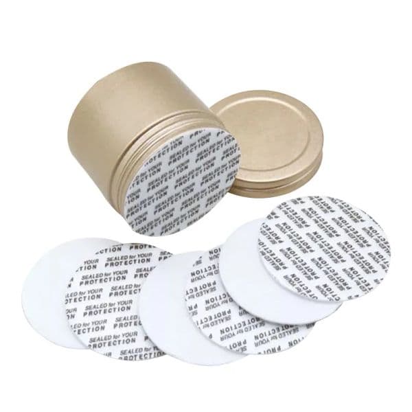 1000PCS PE Foam Pressure Sensitive Gasket Self-adhesive Sealing Film Seals Cap Liner Plastic Bottles Food Pot Cosmetic Jars