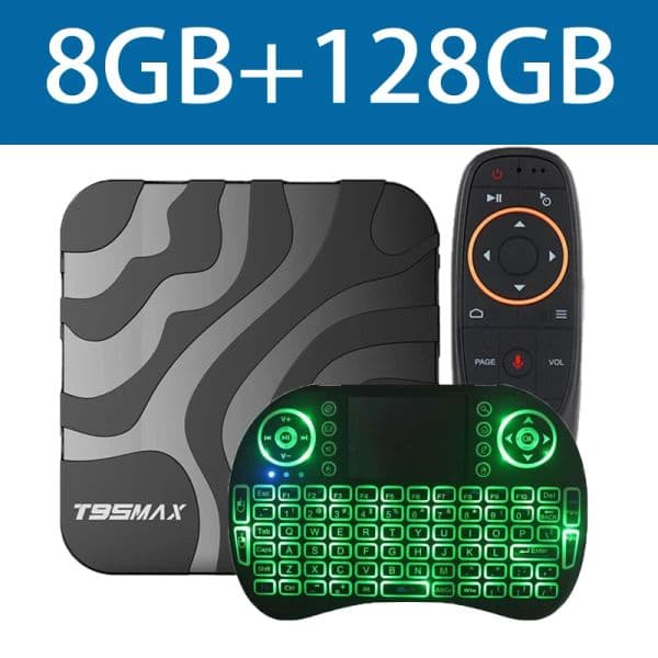 2025 2024 T95 Max TV BOX Android 12 Dual Band Wifi 2.4G&5.8G TVBOX BT4.0 new 6K 1080P 8GB 128GB Android Smart Media Player Fast Top Box
