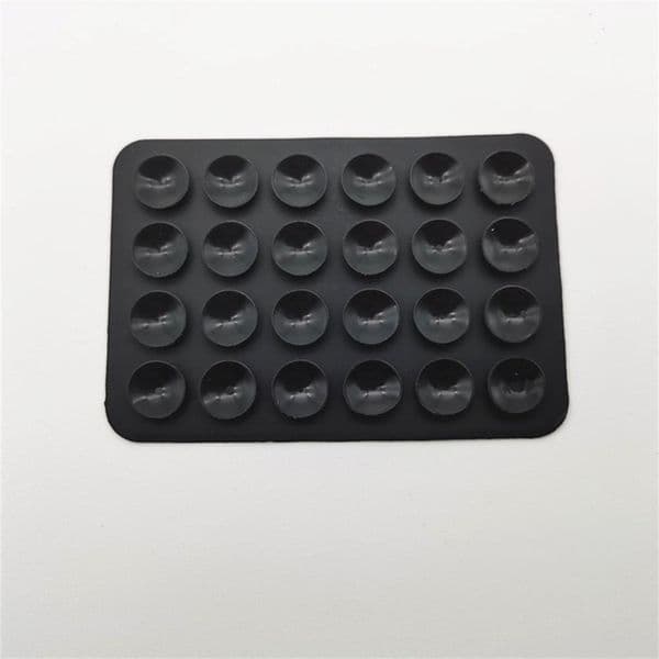 2025 Single-sided Sticky Suctio Save Space Applicable To Ipad Single-sided Silicone Anti-slip Mobile Phone Accessories 24 Suckers