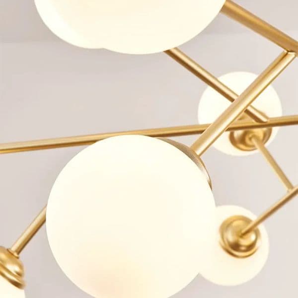 Nordic Designer Led Ceiling Chandelier Glass Ball E27 for Bedroom Dining Living Room new Center Table Pendant Lights 2025 Lusters Fixture