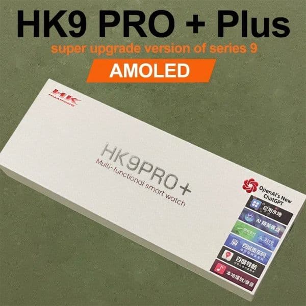 AMOLED HK9 Pro Plus Smartwatch new 2GB Storage reloj hombre 2023 IWO Watch 9 NFC Smart Watches For Men PK Hello 2025 Watch 3 Plus Ultra 2