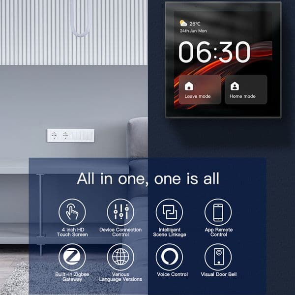 Tuya WIFI Zigbee Intelligent Center Control Panel Built-in Gateway Home Appliances Controller For Alexa Google Home Smart Life