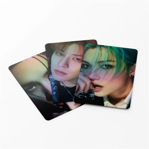Kpop 55pcs Stray Kids Photo Card LOMO Card 5STAR Rock Star Laser Photocards Postcard Hyunjin Felix Bangchan Han Gift