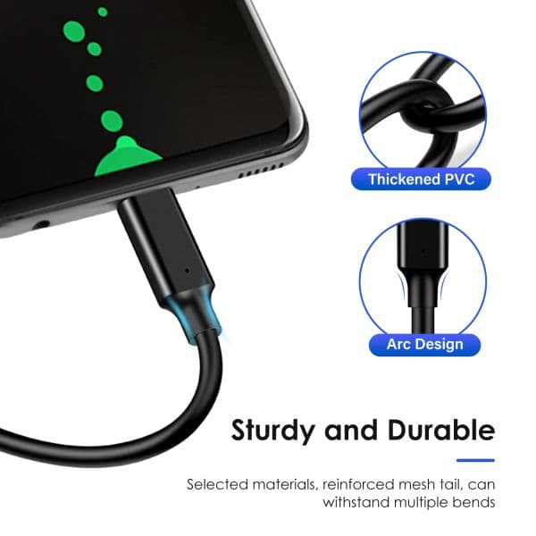 USB 3.2 Gen2 10Gbps USB TO Type C Cable For Samsung Xiaomi Redmi Huawei USBC Data Charger Cord 60W 3A Fast charge 2M 3M 5M Gen 2