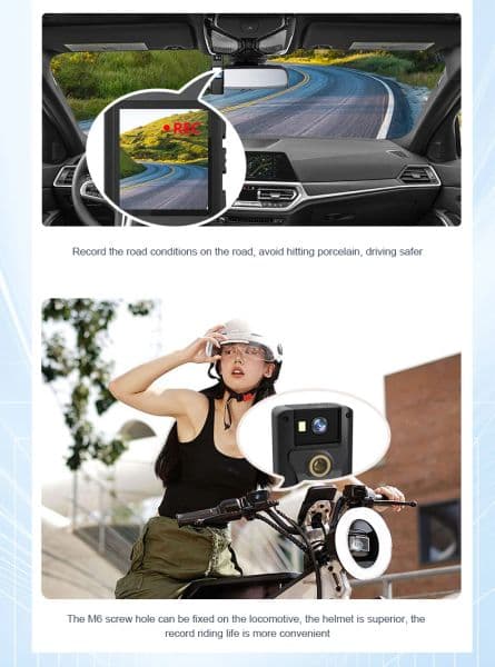 1080P Small Clip Sports Bicycle Bike Camera Digital LCD Screen Magnetic Outdoor Micro Camcorder Video DVR Recorder Body Camera
