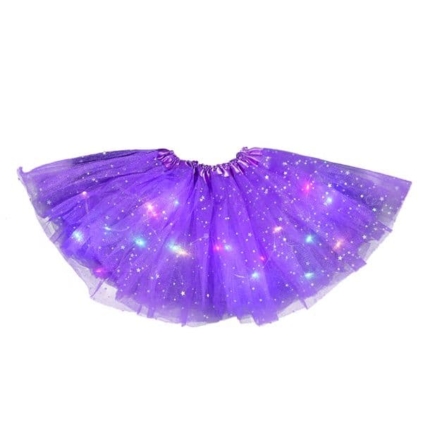 Girl'S Luminous Gauze Skirt Ballet Skirt new Dance Performance 2025 Clothing Gauze Skirt Performance Clothing Props Led Clothing