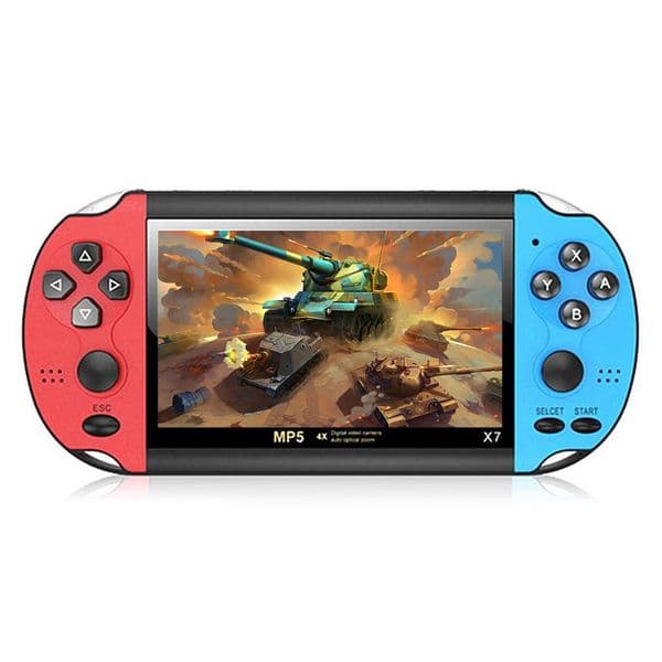 X7 Handheld Game Player 8GB Pocket Video Game Console AV TV Out MP3 MP4 Player Lightweight Game Playing Element