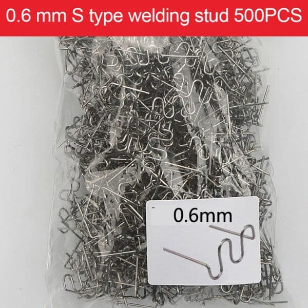 0.6/0.8mm Hot Stapler Staples Dedicated Automotive Plastic Repair Machine Plastic Welding Machine Bumper Soldering 500pcs