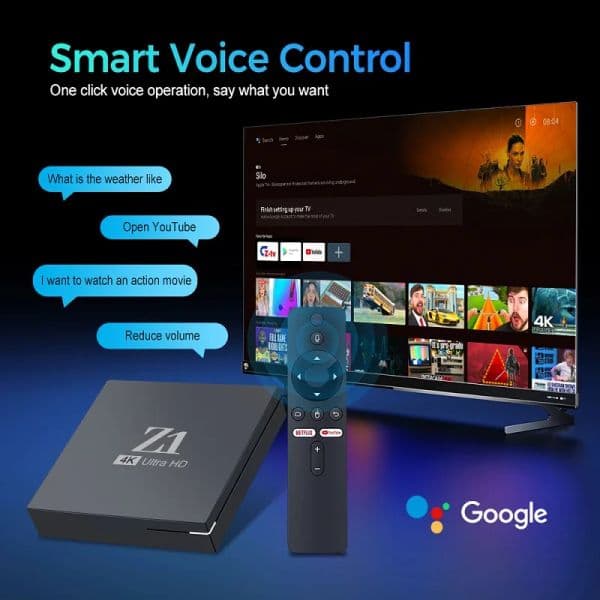 Original ATV Z1 TV BOX Android 11.0 Allwinner H313 2GB 16GB 2.4G 5G Dual WiFi 4K HD Smart Media Player AndroidTV Set Top Box