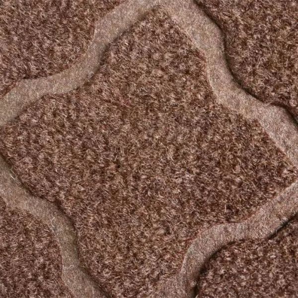 76x20cm Adhesive Free Self-adhesive Stair Mat TPR Anti-slip Step Pad Repeatedly Used Floor Rug Brushed Embossed Carpet