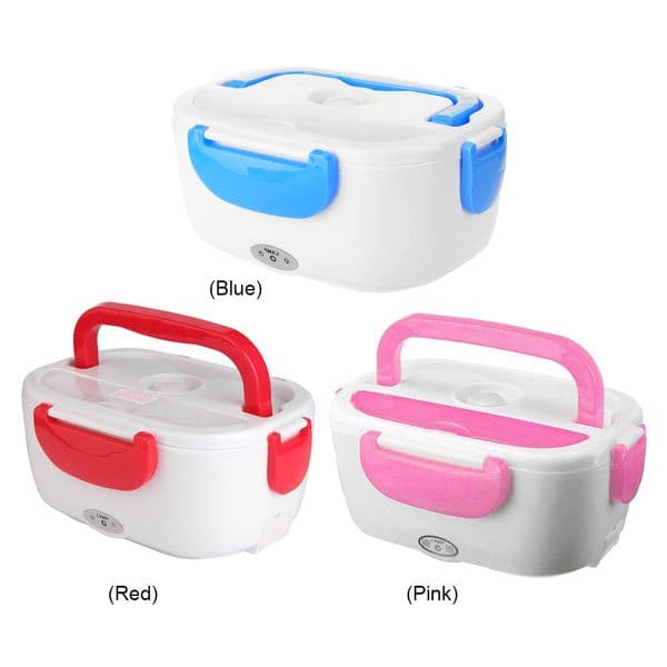 110V Electric Heating Lunch Box for Home Car Food Heater Rice Container