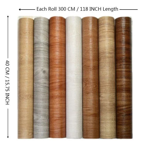 3d Retro Wood Grain Wallpaper, Peel And Stick Flooring Waterproof Floor Tiles, Removable Sticker, 1Roll 118'' X 15.7'' 6d00e