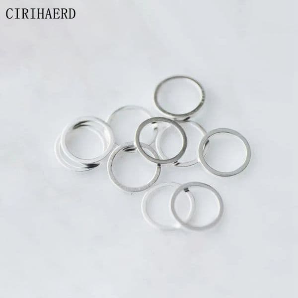 Jewelry And Accessories Close Rings New In Sier Plated Gold Metal Jump For DIY Jewellery Making Supplies Ring