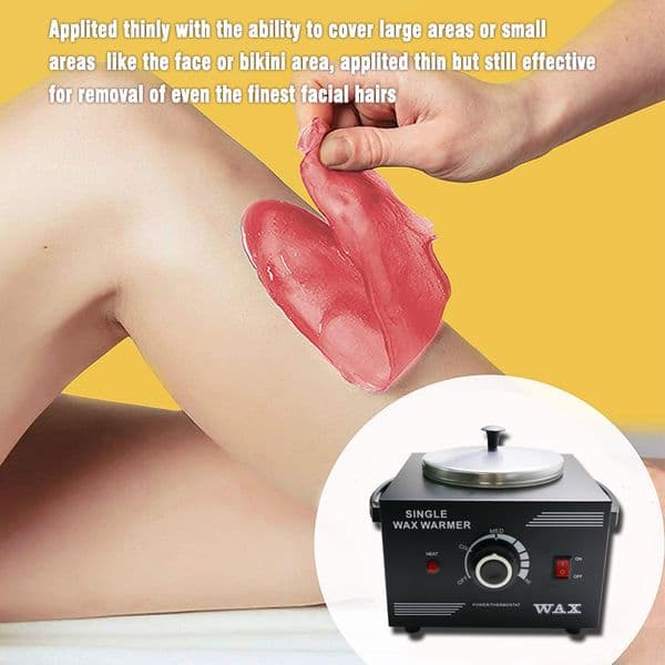 500ML Electric Depilatory Wax Warmer Paraffin Wax Heater Hair Removal Hot Facial Skin SPA Equipment With Adjustable Temperature