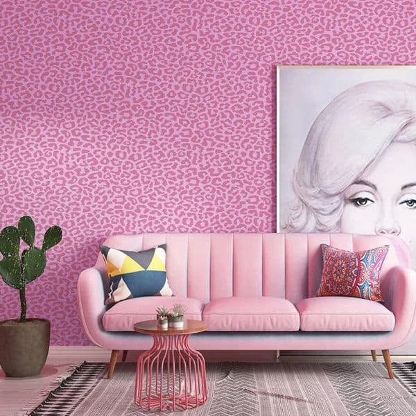 Modern D Emed Wallpaper Leopard Waterproof Restaurant Bar KTV Living Room Bedroom Store Background Wall Paper for Walls