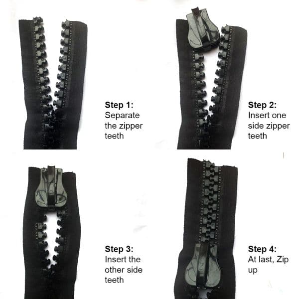 30# long chain large roll Resin Zipper black Super large zipper Bulk for Outdoor Tent DIY Sewing travel bag Heavy industry