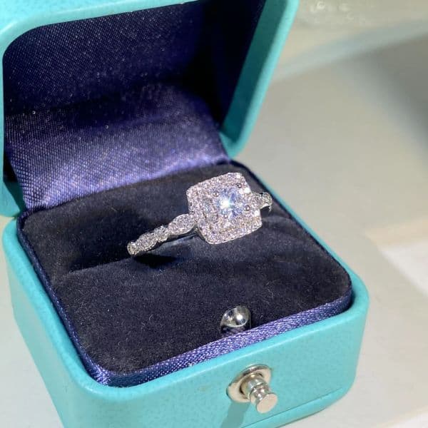 luxury crystal diamond designer rings S925 silver bling white pink yellow stone elegant charm cz zircon Chinese nail finger wedding jewelry 2024502