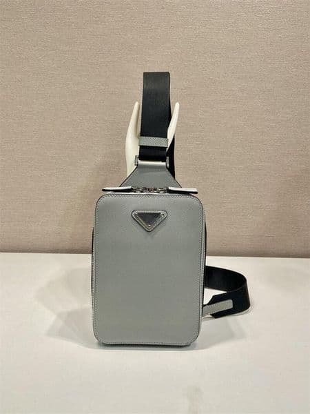 2025 Mirror Quality New imported cruciform cowhide full leather multi-layer shoulder slung chest bag men's chest bag Real Leather Designer Handbags