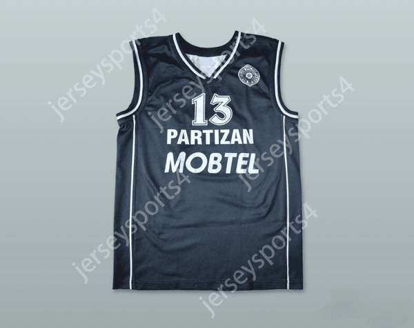 CUSTOM NAY Mens Youth/Kids MILOS VUJANIC 13 KK PARTIZAN BELGRADE BASKETBALL JERSEY TOP Stitched S-6XL