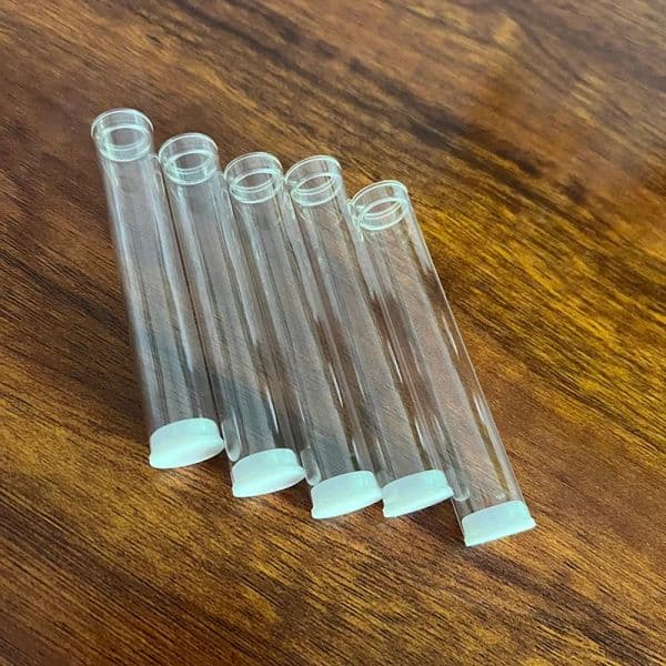 PP Empty Plastic Tube 75mm Package Containers Packaging for 0.3ml 0.4ml 0.5ml 0.6ml 1ml O Pen Glass Cartridge Bud Ceramic Tank 11 LL