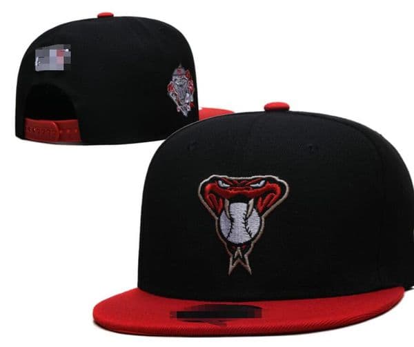 2024-25 Arizona''diamondbacks Baseball Unisex Fashion Cotton Ball Cap Baseball Snapback for Men Women Sun Hat Bone Embroidery Spring Cap Wholesale