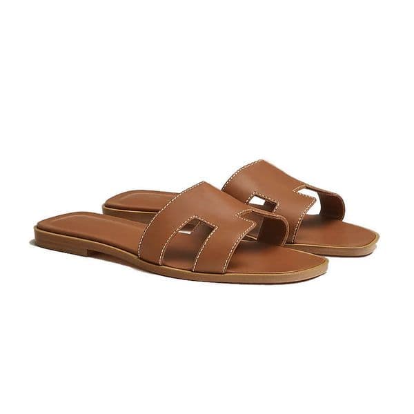 10A Designer Leather sandal Same Style for Slippers Women's slides Summer Outwear Leisure Vacation sliders Beach Slipper Spring Best Quality Flat Genuine Shoes