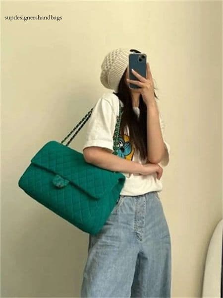 10A Retro Mirror Quality Designers original high- designer wallet classic flip women's brand handbag leather shoulder bag. Super big bag