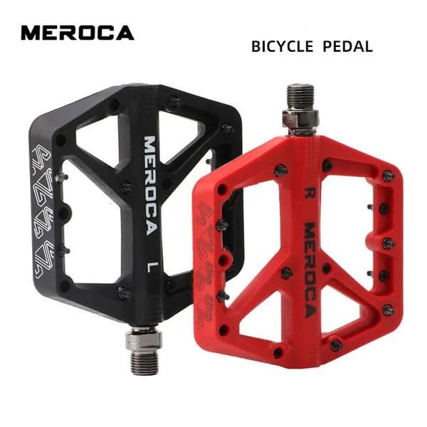 2026 New Pedal Widened Nylon Fiber Ultralight Seal Du Bearing BMX Mtb Bicycle Pedals outdoor Accessories 240518 Free Shipping