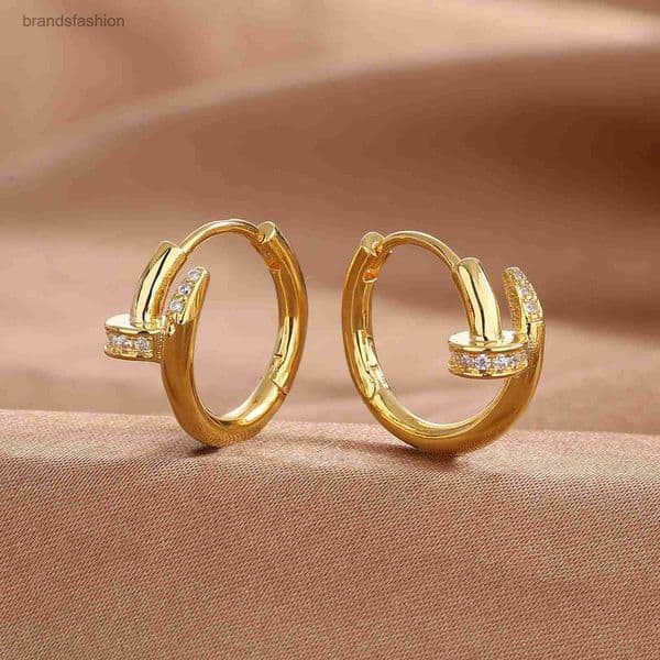 classics Charm letter C nail earrings Titanium steel designer for women stud luxury jewlery hoop woman girl gold wholesale not fade