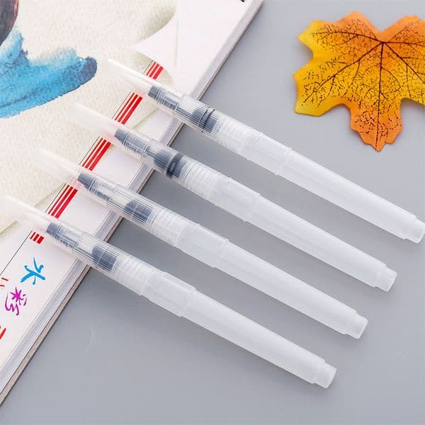1set Students Paint Brush 2025 Water Color new Brush Pencil Soft Watercolor dip Brush Pen For Beginner Painting Drawing Art Supplies