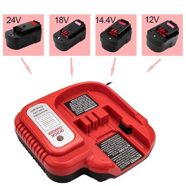 Suitable for Ni-cd&Ni-Mh Battery Charger 9.6V/12V/14.4V/18V for Black&Decker Fast Battery Charger Fsb18 Fs120Bx Newest