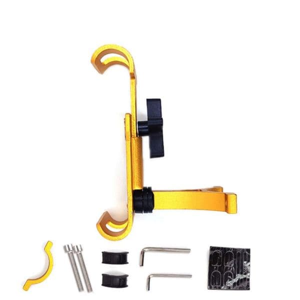Metal Motorcycle Bicycle Phone Holder Aluminum Alloy Anti-slip Bracket Gps Clip Universal Rotating Phone Stand For Smartphones