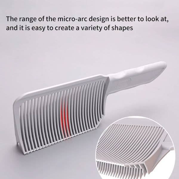 Barber Fade Combs Hair Cutting Tool For Gradient Hairstyle Comb Flat Top Hair Cutting Comb For Men Heat Resistant Fade Brush