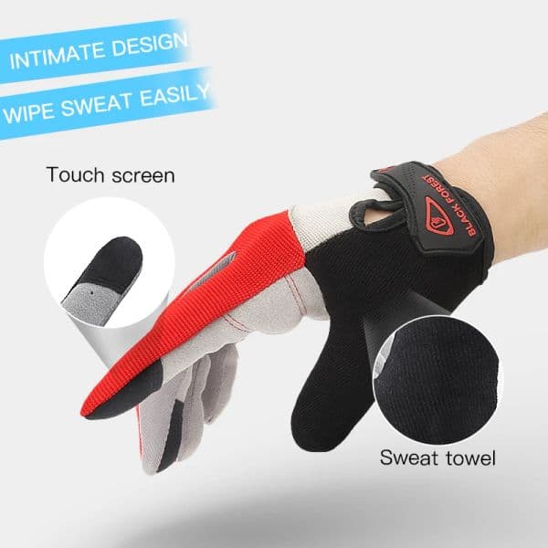 Winter Autumn Women Men's Cycling Gloves Full Finger With GEL Pad Shockproof MTB Mountain Hiking Bicycle Bike Gloves