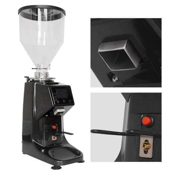 Electric Coffee Grinder 110v 220v Coffee Bean Grinding Machine Tooth Disc 1000g Hopper