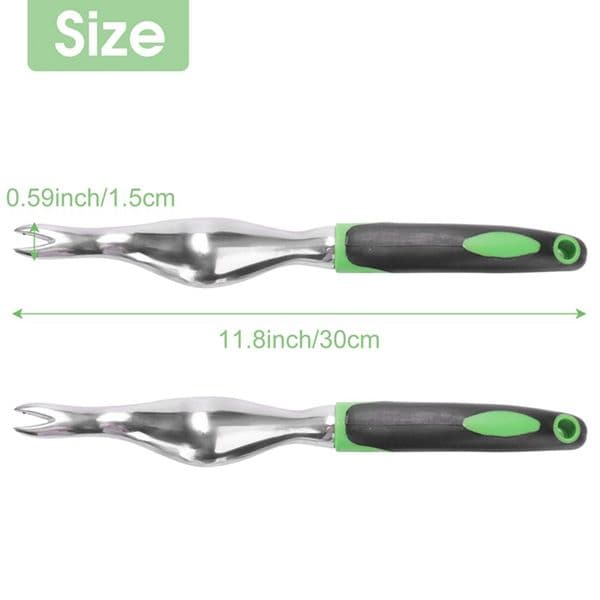 4Pcs Garden Weeding Removal Gardening Weed Puller With Ergonomic Handle For Lawn Farmland Transplant