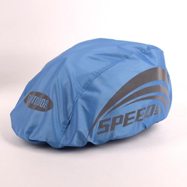 3PCS Reflective Cycling Bike Helmet Cover Adjusted Elastic Rope Waterproof Oxford Cloth Safe Ultralight Helmet Rain
