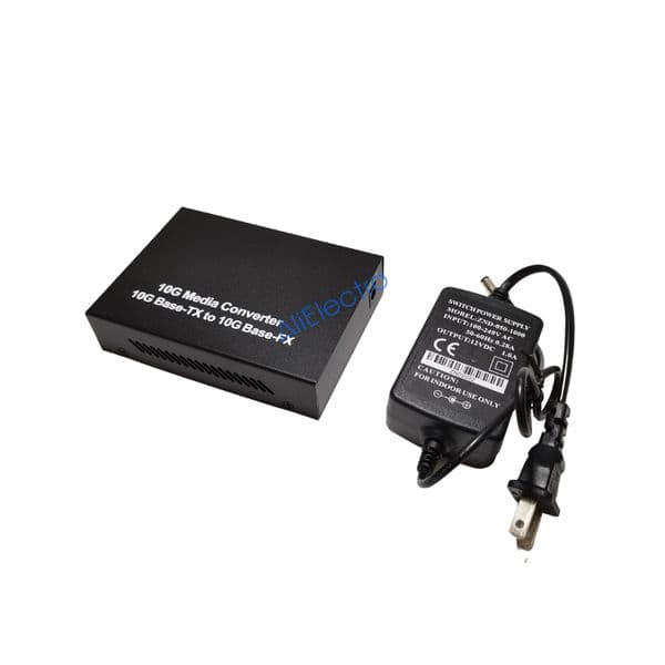 10G Fiber Optic Media Converter Singlemode Simplex Fiber Transceiver Single Fiber Converter SC