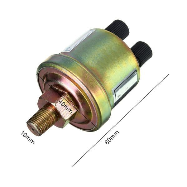 1/8 NPT Oil Pressure Sensor Gauge Sender Switch Sending Unit 80x40mm
