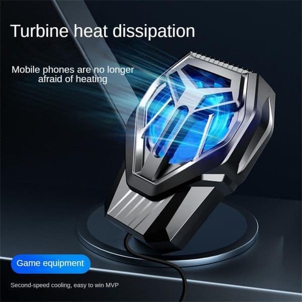 Cooling Fan Radiator Low Noise 4.5-6 Inch Mini Cooling Fan Consumer Electronics Mobile Phone Cooler Stable Type-c Firm Black