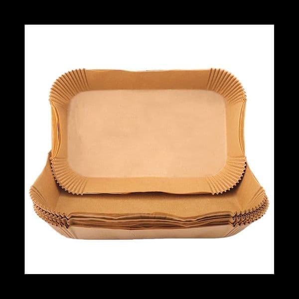 Air Fryer Liners 100PCS 8.7Inch Disposable Parchment Paper Rectangle for Ninja Dual Zone Air Fryer, Oil/Water Proof