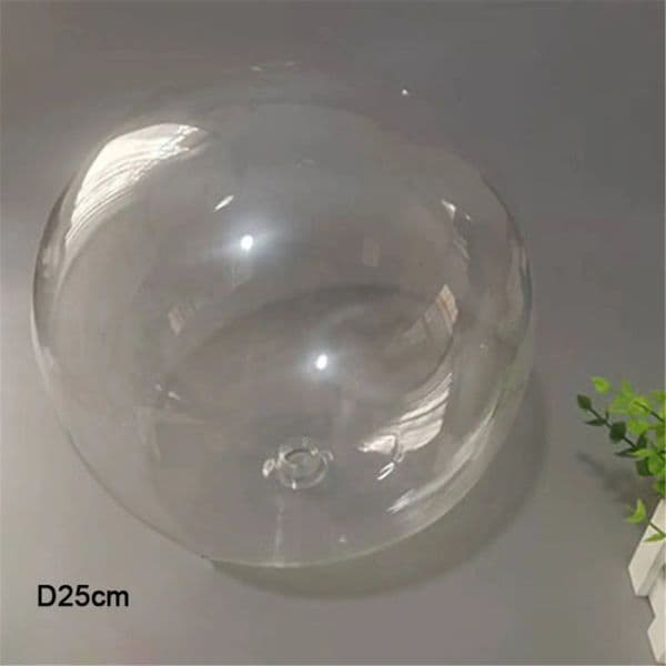 Clear 2cm opening Clear Ball Glass for Pendant Lamp Globe 2.2cm thread G9 glass lampshade cover for Hanging Light Chandelier