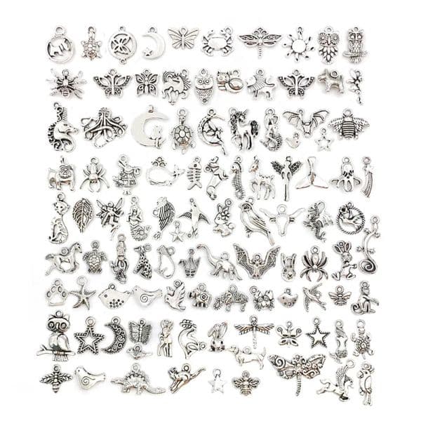 100pcs new Mixed Small Random Pendant Animals Charms Beads for Jewelry Making 2025 Bracelet DIY Earrings Necklace DIY Craft Art Charm