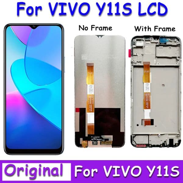 Original 6.51 For VIVO Y11s Y11 s V2028 LCD Display Touch Screen Digiziter Assembly Y11S LCD Replacement
