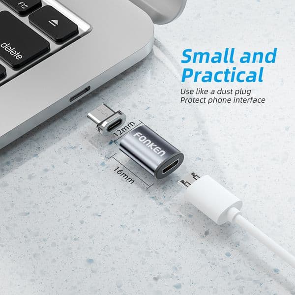 Magnetic Cable Connector Mobile Phone Cable Adapter Micro USB Magnetic 2025 Tip Magnet Charger Plug Type C Adapter for Huawei Android