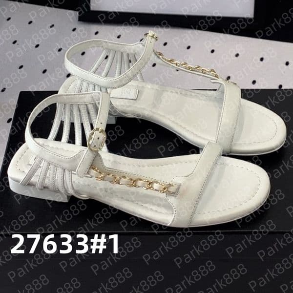 2024 Summer Womens Sandals Designer Luxury Flat Heels Fashion Casual Comfort Flat Sandal