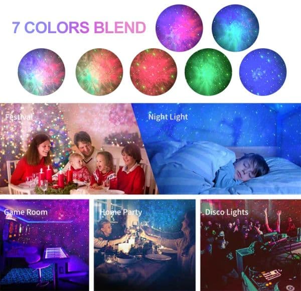 WiFi Galaxy Star new Projector Night Light APP Control Bluetooth 2025 Starry Sky Projector Light Aurora Atmospher for Bedroom decor Lamp